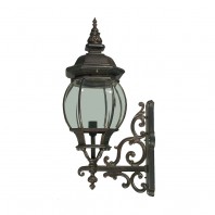 Lighting Inspiration-Flinders Medium Exterior Wall Bracket / Antique Bronze & Antique Black